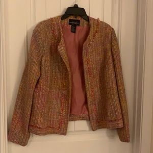 Beautiful pink tweed jacket